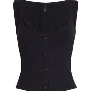 SKIMS Black Camisole Top